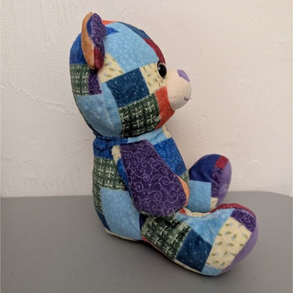 Dolly Parton Coat of Many Colors Teddy Bear Plush Patchwork Fiesta - Picture 3 of 8